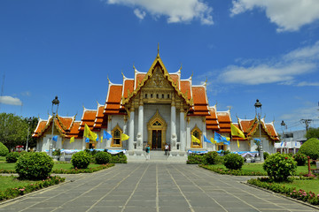 Wat Benchamabophit,The Marble Temple , Bangkok, Thailand