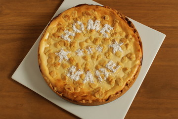 fresh homemade cheesecake