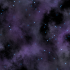 Milky way on a starry skies.