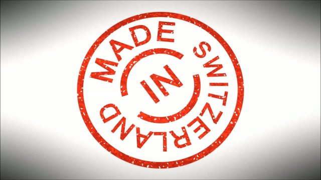 Stempel Made in Switzerland