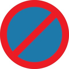 No parking sign