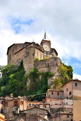 Fototapeta na wymiar Subiaco - Roma - Rocca Abbaziale - Rocca dei Borgia
