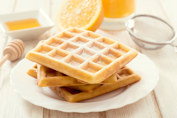 Sweet waffels