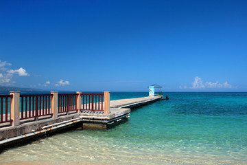 Doctor's Cave Beach Club, Montego Bay, Jamaica..