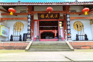 the martial arts in yongning town,sichuan,china
