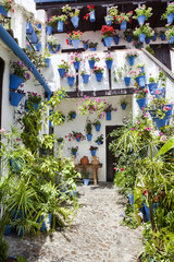 Tipico patio en Andalucía.