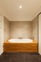Naklejka na ściany i meble beautiful bathroom, bathtub