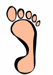 doodle footprint