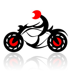 Motorcycle biker
