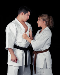 Karate Couple Passion