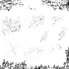 grunge scratches elements in eleven groups