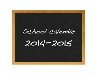 Fototapeta premium School calendar 2014.