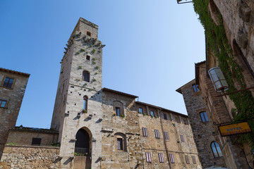 Fototapeta premium Typical Village of San Gimignano