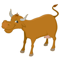 illustration of a cow