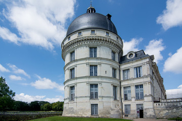 Fototapeta na wymiar view of french castle chateau Valençay