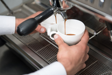 Barista and coffee machine