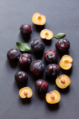 fresh plums