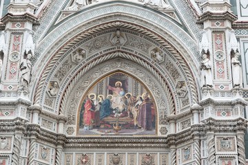 Fototapeta na wymiar Duomo di Firenze- Basilica Santa Maria del Fiore