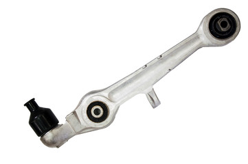 new suspension arm of a vehicle on a white background
