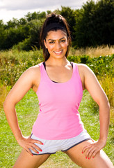 woman exercising