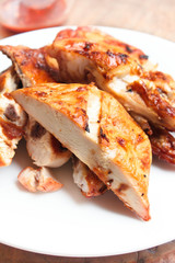 Grilled chicken.