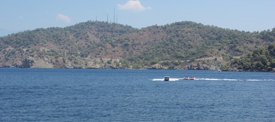 Watersports around the bays of fethiye in turkey