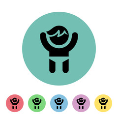 Naklejka premium Flat App Buttons