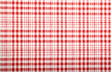 Red wall paper with square pattern