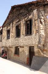 Fototapeta na wymiar An old rundown building in Calis, Turkey