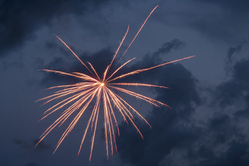 Fireworks at Dusk