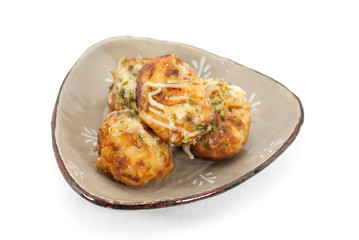 Takoyaki octopus balls - Japanese food