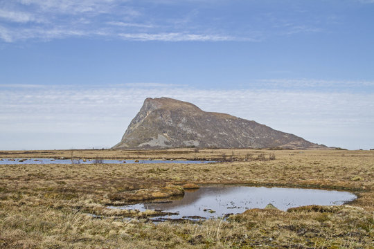 Berg Hoven auf Gimsoya