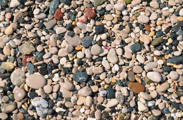 background of stone pebbles