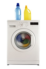 Washing machine and detergents