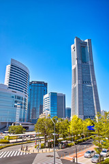 Fototapeta premium 横浜みなとみらい地区
