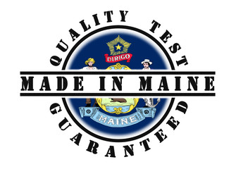 Obraz premium Quality test guaranteed stamp