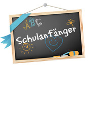 Schultafel Schulanf&auml;nger 