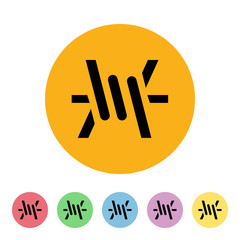 Flat App Button