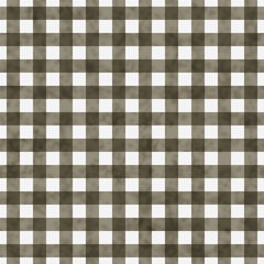 Brown Gingham Pattern Repeat Background