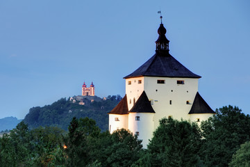 Fototapeta na wymiar New castle in Banska Stiavnica, Slovakia