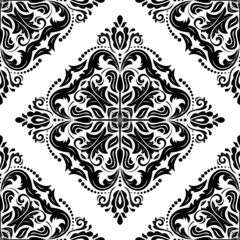 Damask Seamless Pattern. Abstract Background