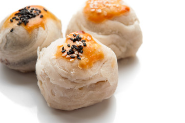 Chinese Pastry or Moon cake, dessert for Chinese new year.