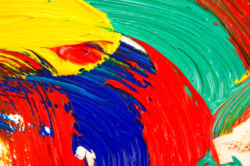 Fototapeta premium Abstract oil painted background