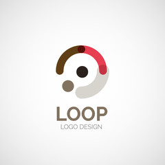 Vector abstract logo design