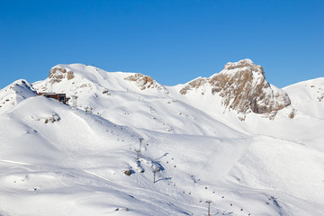 Obraz premium Skiing slope