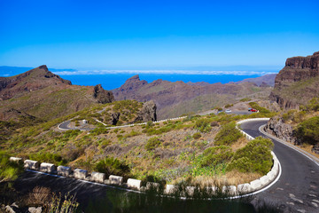 Famous canyon Masca at Tenerife - Canary