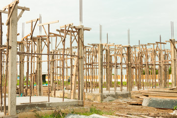 New homes under construction