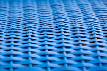 Blue Wickerwork Detail