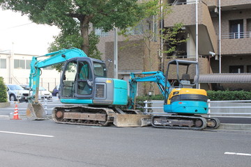 Obraz premium パワーショベル