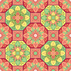 Seamless wallpaper pattern background